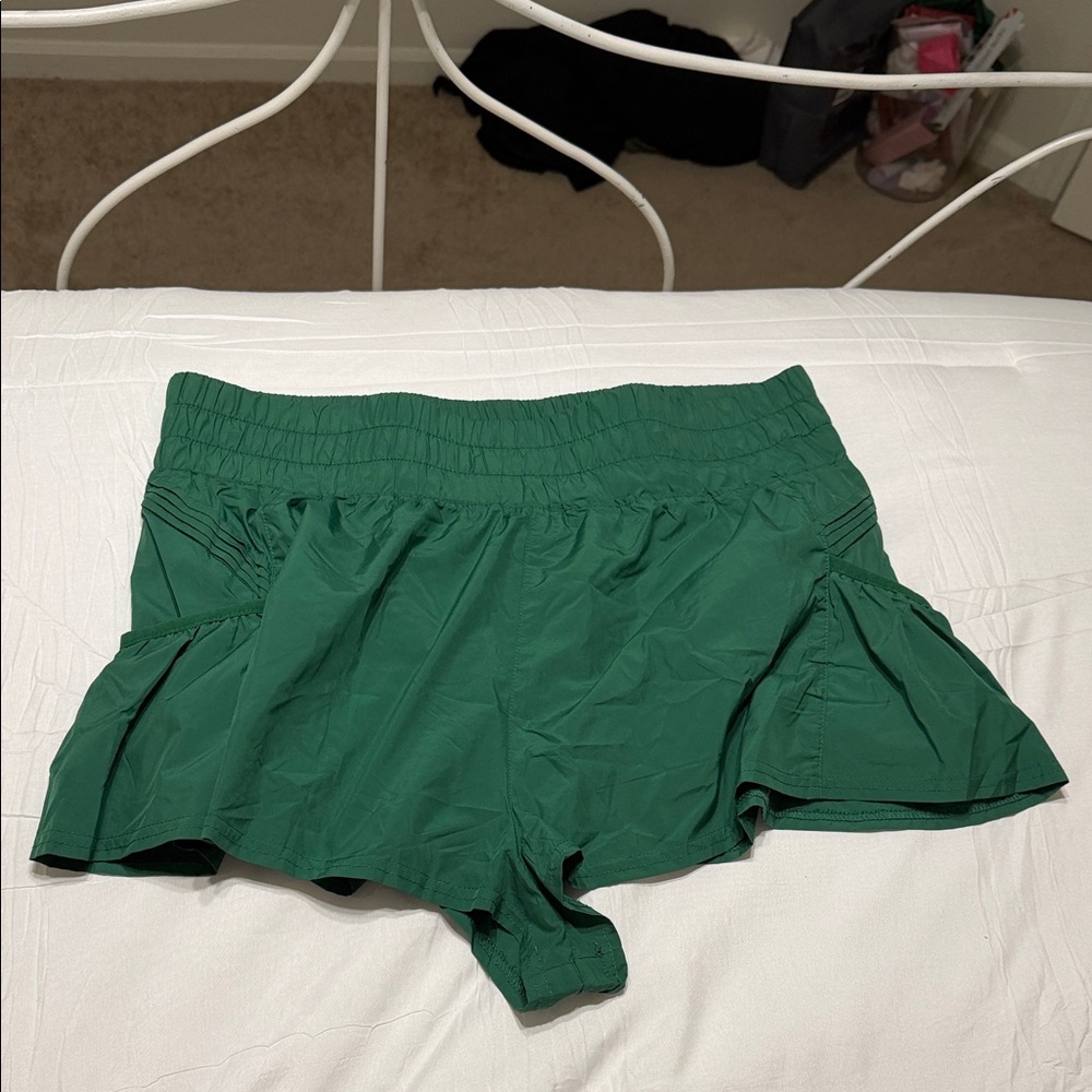 Womens free people movement get your flirt on shorts size large worn twice